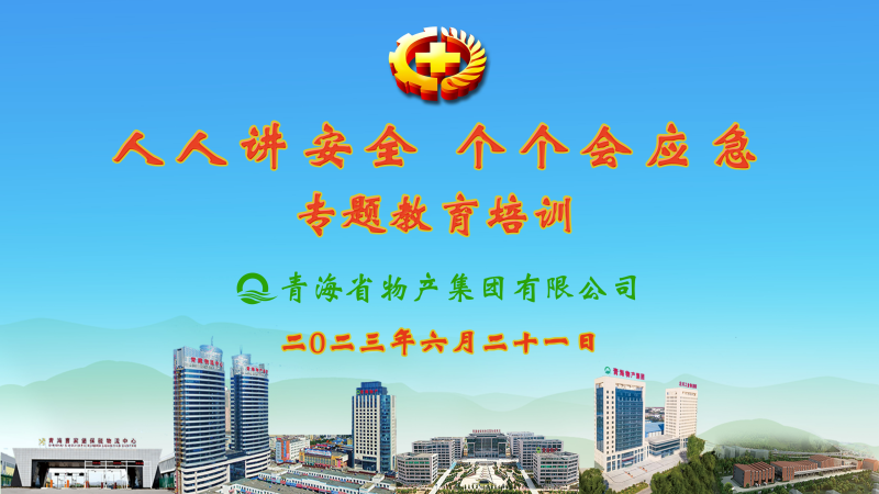 提高安全管理水平 落實(shí)全員安全責(zé)任——集團(tuán)安委會舉辦2023年“人人講安全，個(gè)個(gè)會應(yīng)急”專題教育培訓(xùn)